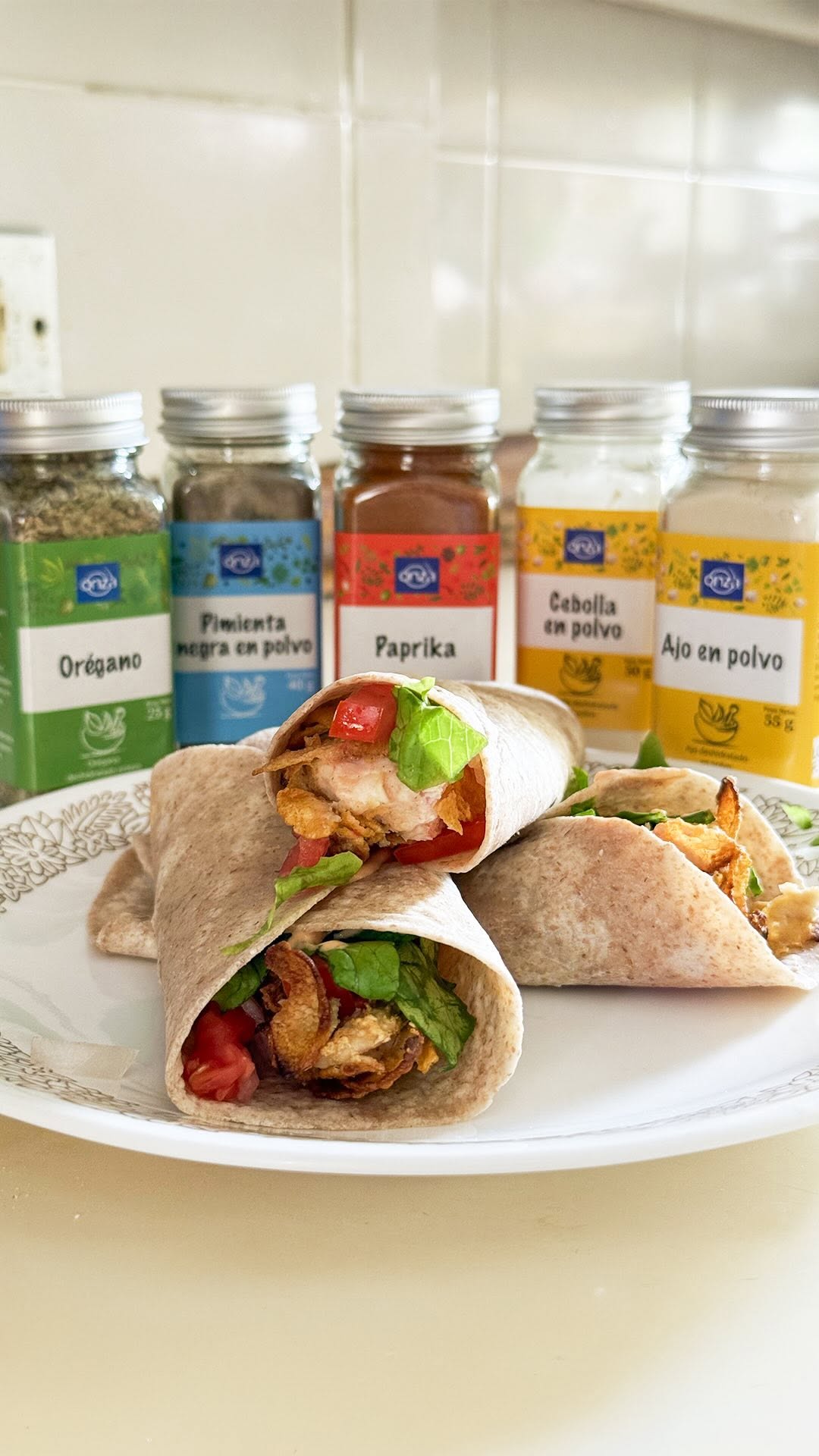 Wrap de Pollo con Sal de Maras 💚