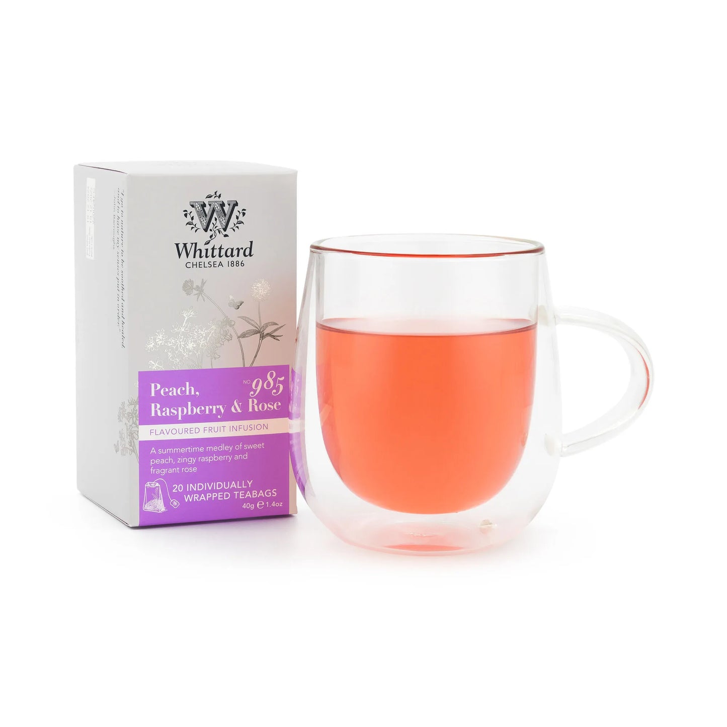 
                  
                    Infusion Peach, Raspberry & Rose Whittard x 20 Teabags
                  
                