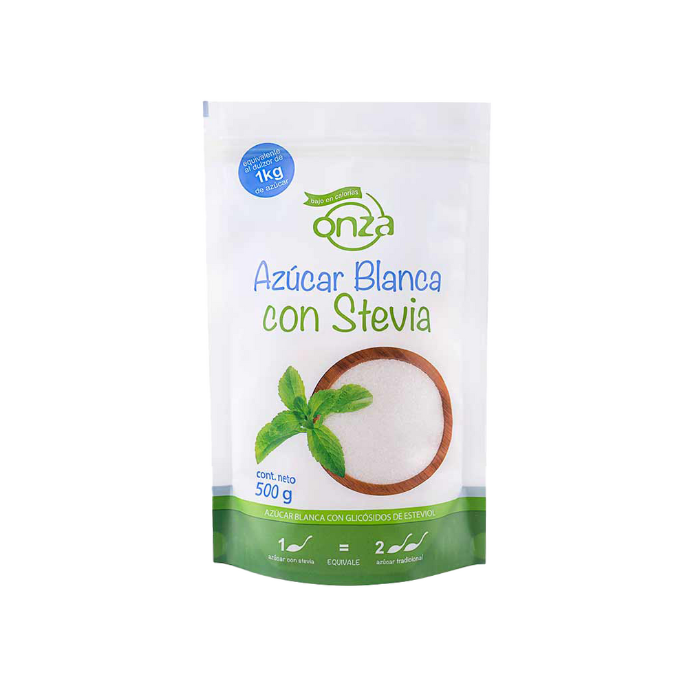 Azúcar Blanca con Stevia Onza Doypack- 500g