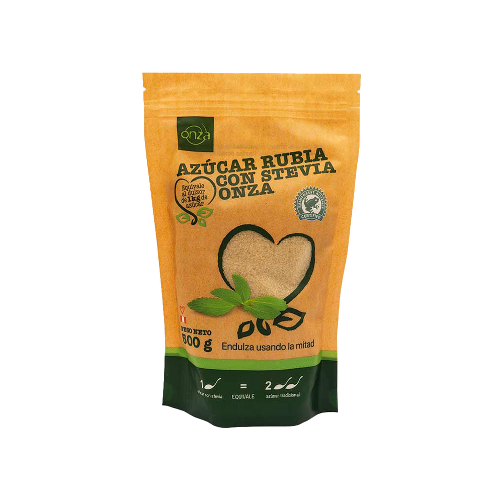 Azúcar Rubia con Stevia Onza Doypack- 500g