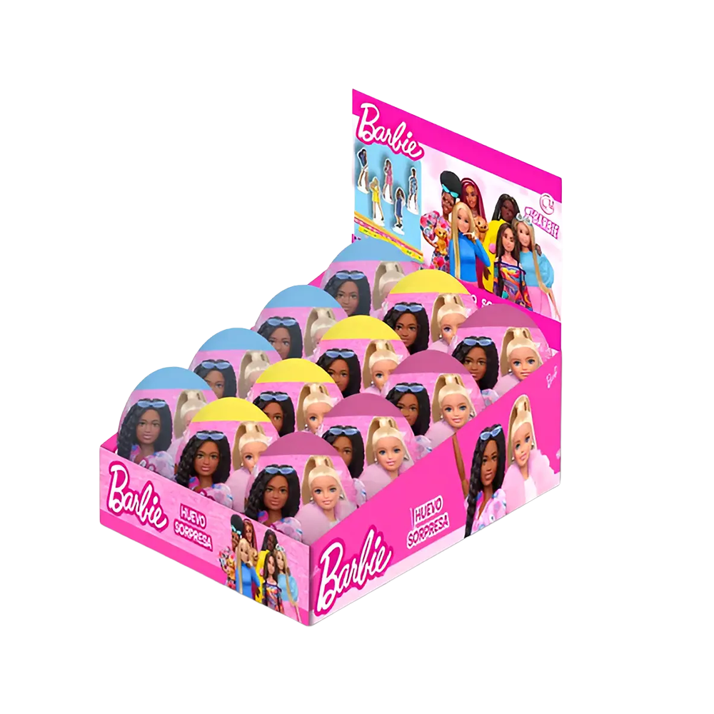 
                  
                    HUEVO SORPRESA - BARBIE SURTIDO x12 UDS
                  
                
