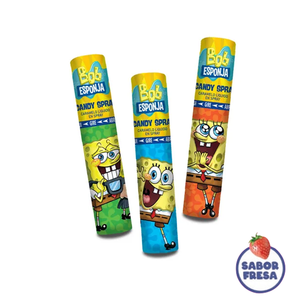 
                  
                    CANDY SPRAY - BOB ESPONJA SURTIDO x15 UDS
                  
                