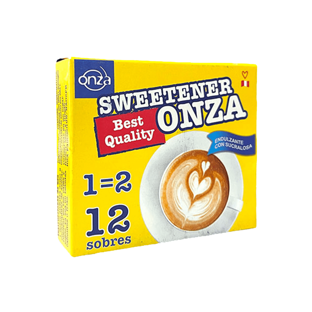 Endulzante Sucralosa Polvo Onza- 12 Sobres