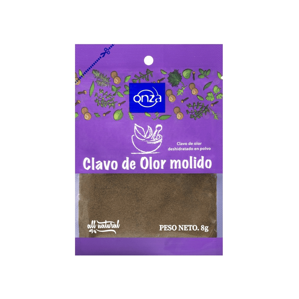 Clavo de Olor Molido Onza Sobre- 8g