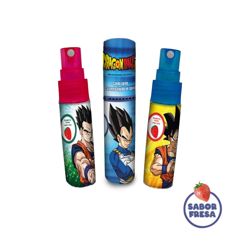 CANDY SPRAY - DRAGON BALL SURTIDO x15 UDS