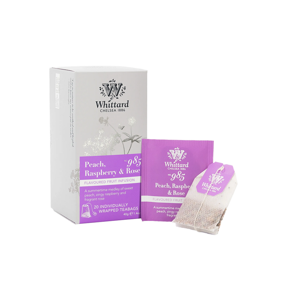 Infusion Peach, Raspberry & Rose Whittard x 20 Teabags