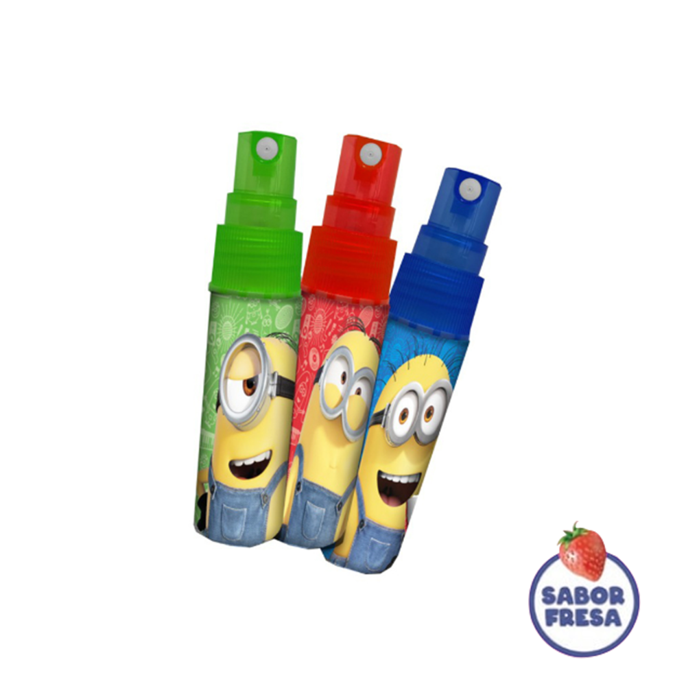 CANDY SPRAY - MINIONS SURTIDO x15 UDS