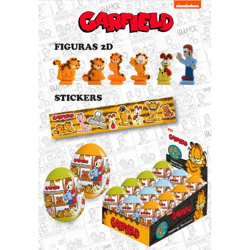 
                  
                    HUEVO SORPRESA - GARFIELD SURTIDO x12 UDS
                  
                