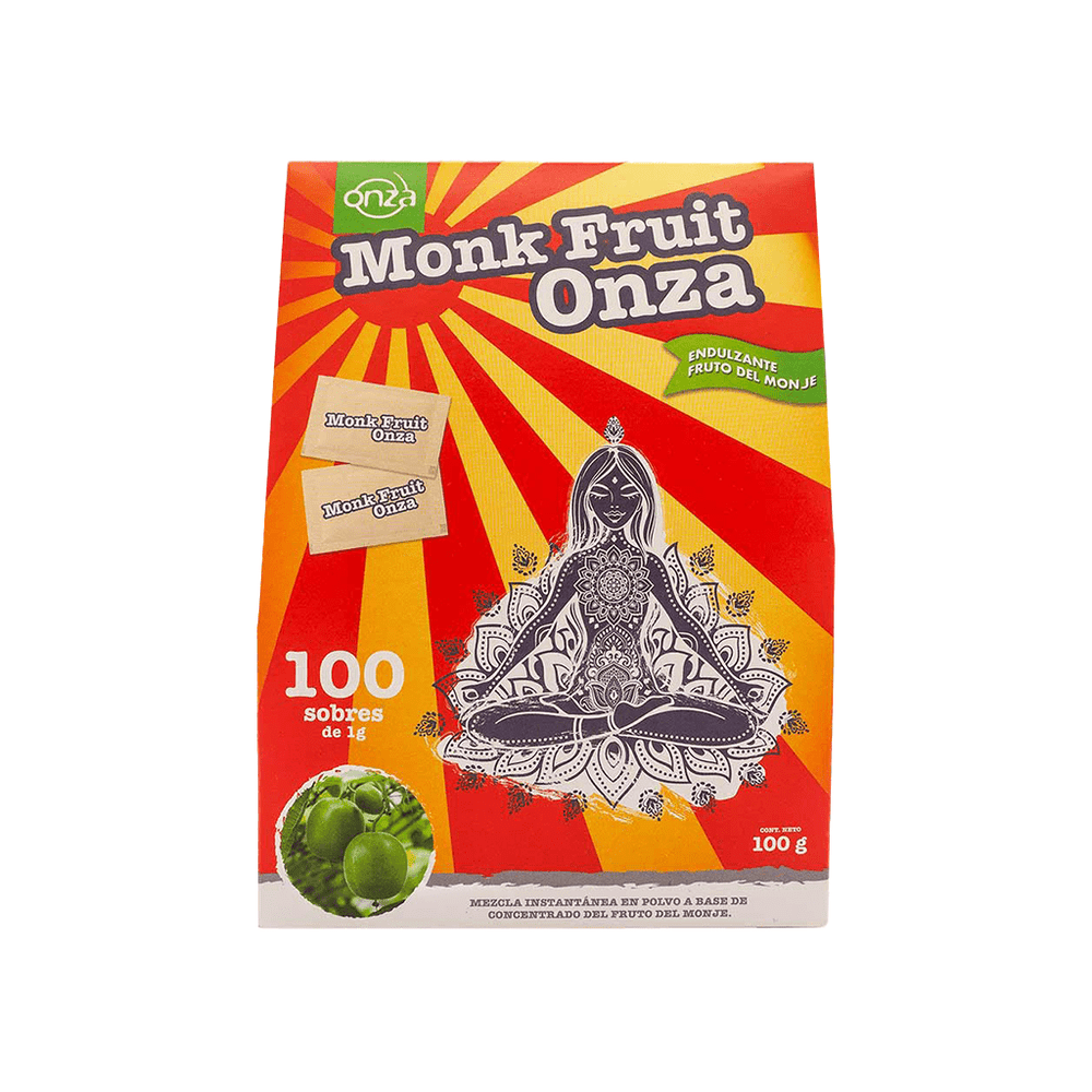 Monk Fruit Polvo Onza- 100 Sobres