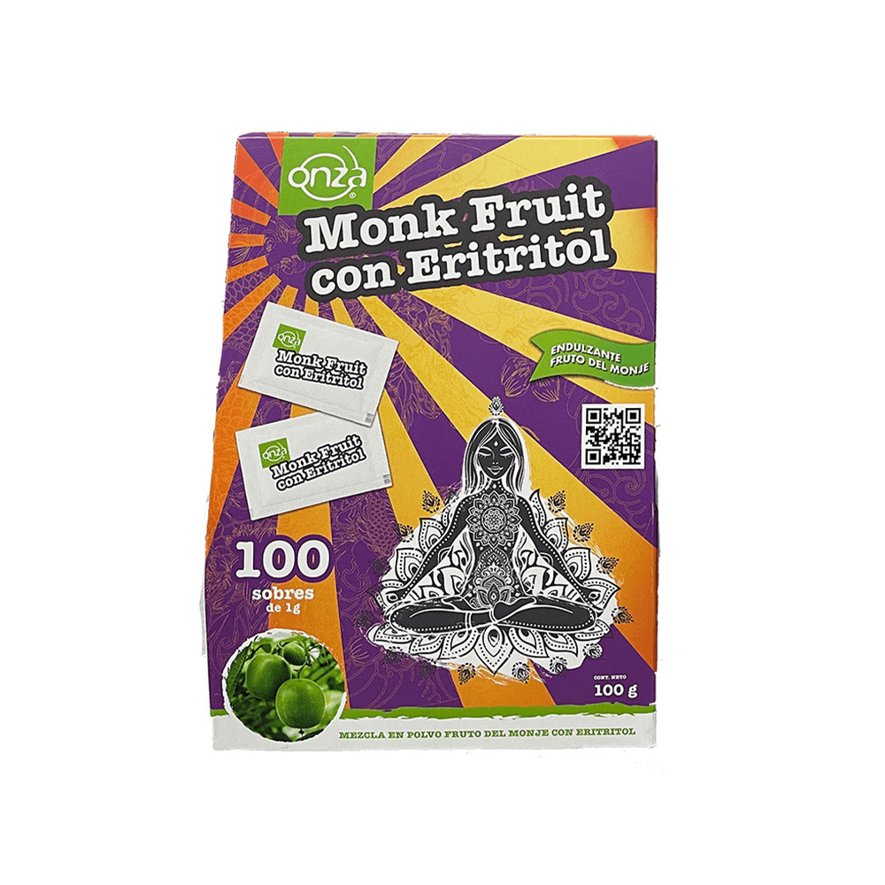 Monk Fruit c/ Eritritol Polvo Onza- 100 Sobres