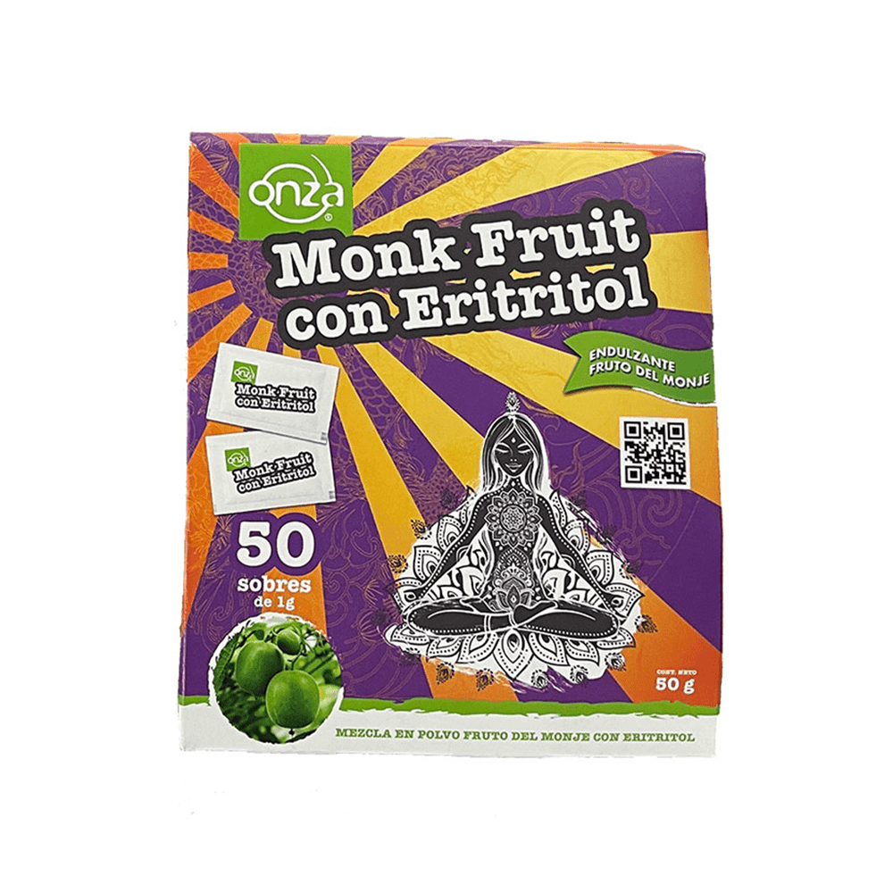 Monk Fruit c/ Eritritol Polvo Onza- 50 Sobres