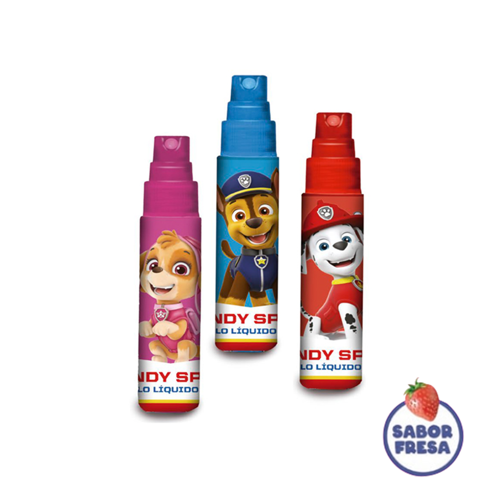 CANDY SPRAY - PAW PATROL SURTIDO x15 UDS
