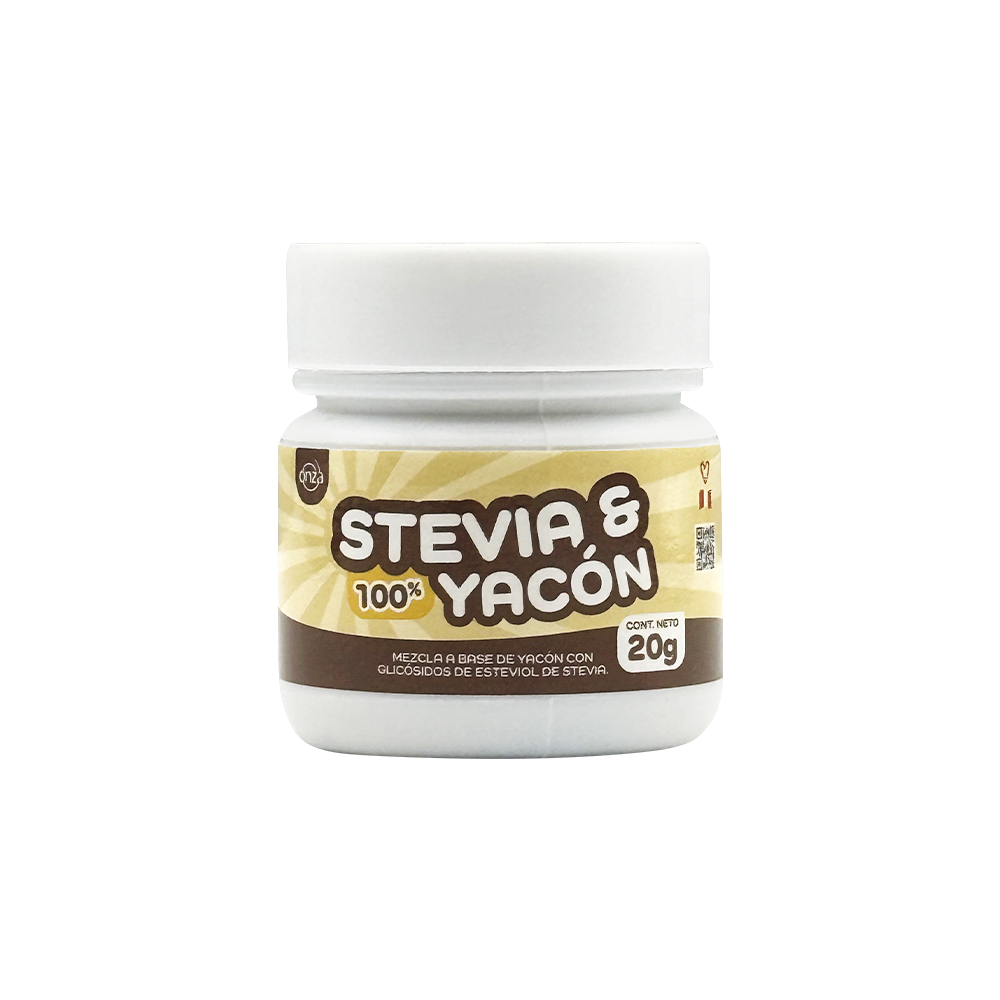 Stevia & Yacón Polvo Onza Pote 20 G