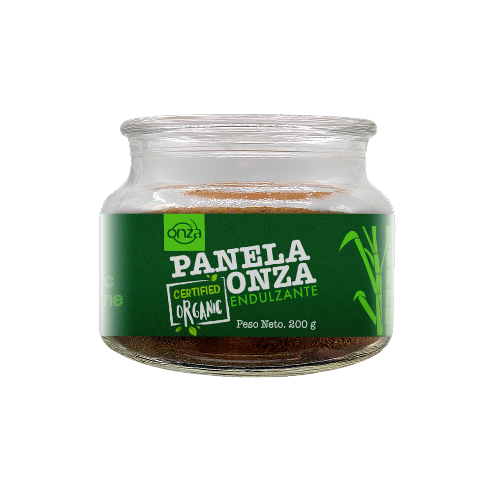 Panela Orgánica Onza Pote 200 G