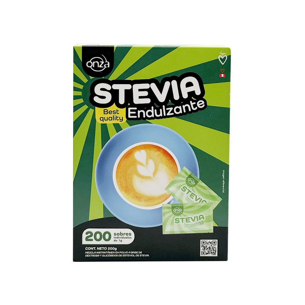 Stevia Polvo Onza caja x 200 sobres